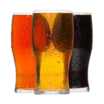 Pints of beer Stock Photos