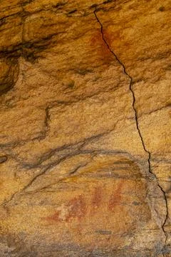 Pinturas rupestres que datan entre el ao 3.000 y 2.000 Antes de Cristo (Calco Stock Photos