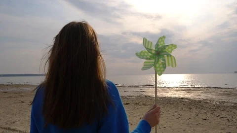 Pinwheel beach 库存影片 107995852