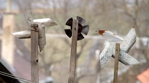 Pinwheel from sheet Stock Footage 48731322