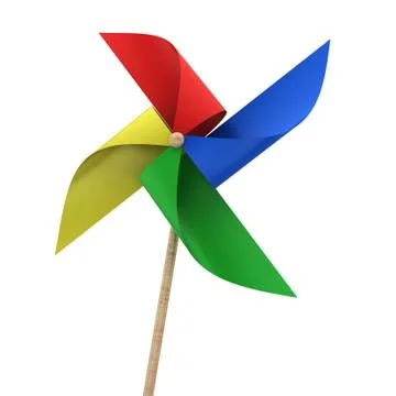 Pinwheel toy Illustrazione stock