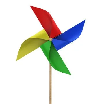 Pinwheel toy Stock Illustration