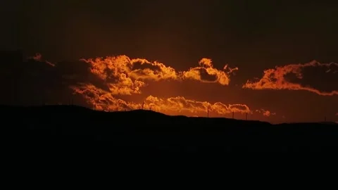 Pinwheels turning in the sunset Stock-Footage 166357515