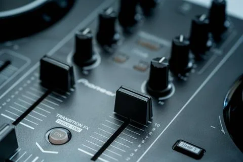 Pioneer Digital DJ deck controller for Computer and Tablet. Stock Photos
