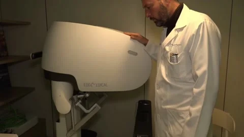 Pioneering robotic telesurgery program launched in Barcelona, Barcelona, ES - 03 Stock Footage 330065657