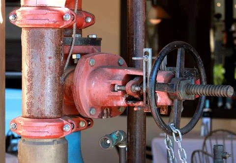 Pipe and valve Stock Photos