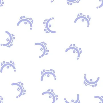 Pipe bending device glyph vector seamless pattern Stock Illustration