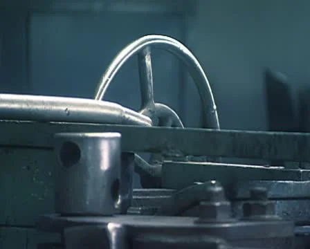 Pipe bending machine Stock Footage 10718127