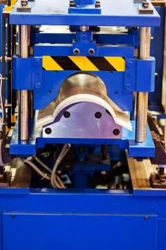 Pipe bending machine Stock Photos