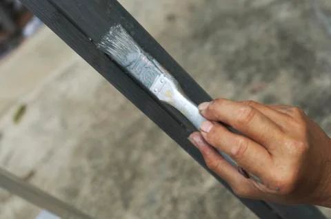 Pipe Brush Paint Stock Photos