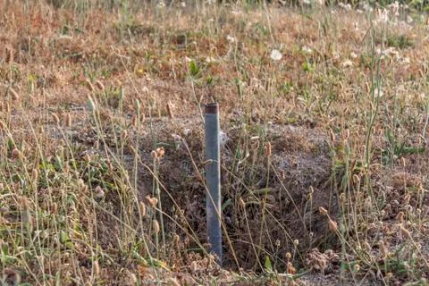 A Pipe Came From Nowhere Foto stock