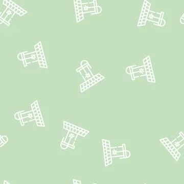 Pipe cleaning line vector seamless pattern line Stock Illustration