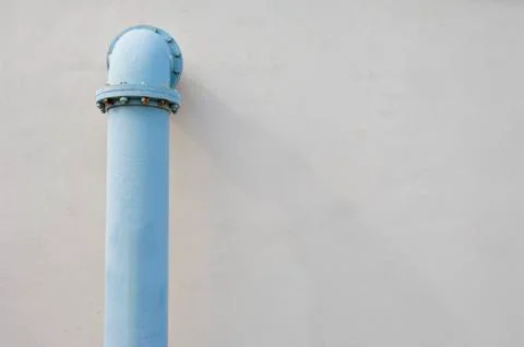 Pipe coming out of wall Stock Photos