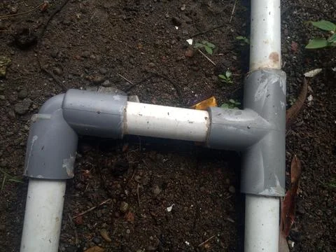 Pipe connection Stock Photos