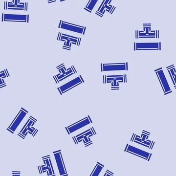 Pipe copper metal glyph seamless pattern Stock Illustration