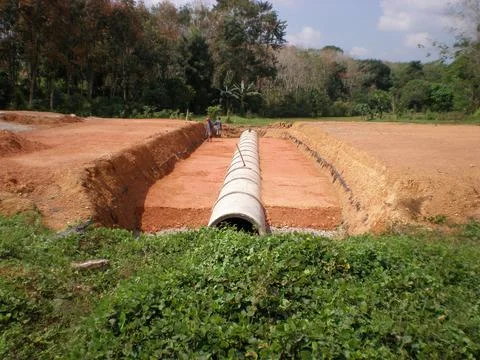 Pipe culvert Stock Photos