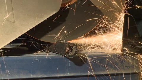 Pipe cutting 2 Video stock 145612378