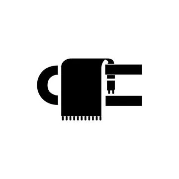 Pipe dryer icon element of plumbing icon for mobile concept and web apps. Thi Illustrazione stock