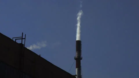 Pipe factory chimney. Stock Footage 54766055