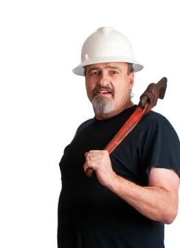 Pipe Fitter Plumber Stock Photos