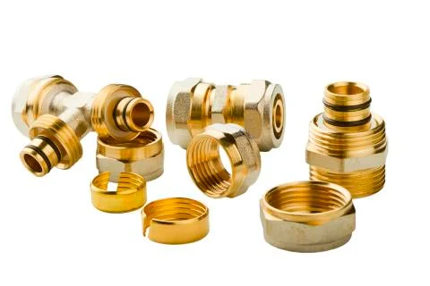 Pipe fittings Stock Photos