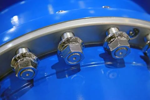 Pipe flanges Stock Photos