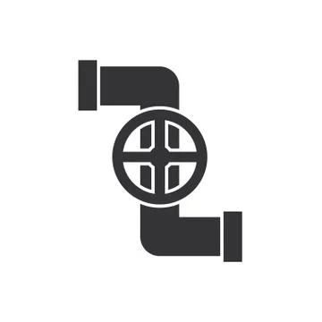 Pipe icon vector Stock Illustration