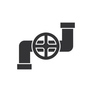 Pipe icon vector Stock Illustration