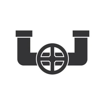 Pipe icon vector Stock Illustration