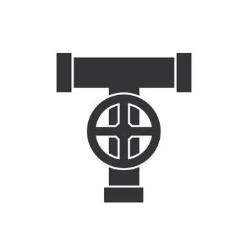 Pipe icon vector Stock Illustration