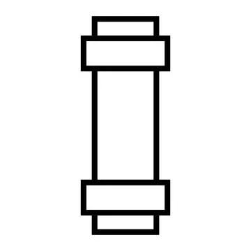 Pipe icon vector Stock Illustration