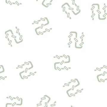 Pipe irrigation system glyph vector seamless pattern Stock Illustration
