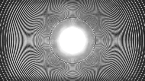 Pipe metal texture inside. 3D illustration Stock Illustration