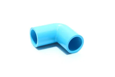 Pipe plastic water on isolated Stock Photos