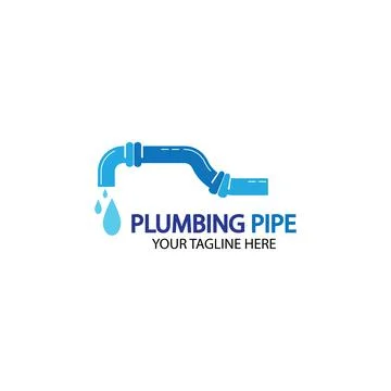 Pipe Plumbing logo vector Design Template,Plumbing logo vector design templat Stock Illustration