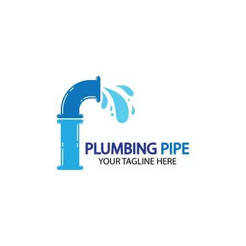 Pipe Plumbing logo vector Design Template,Plumbing logo vector design templat Stock Illustration