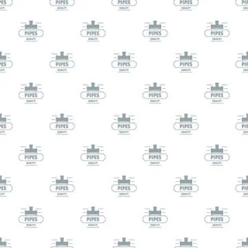 Pipe quality pattern vector seamless Illustrazione stock