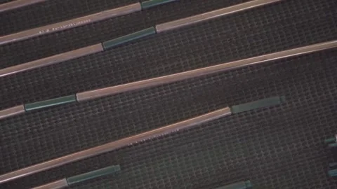 Pipe Reducer Machinery Production - Copper and Steel Pipes on Factory Line Stock Footage 330493682