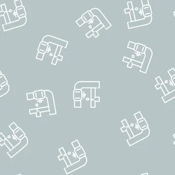 Pipe repair line vector seamless pattern line Stock Illustration