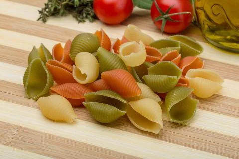 Pipe rigate pasta Stock Photos