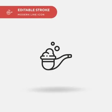 Pipe Simple vector icon. Illustration symbol design template for web mobile U Stock Illustration