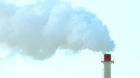 Pipe with smoke Stock Footage 10717456