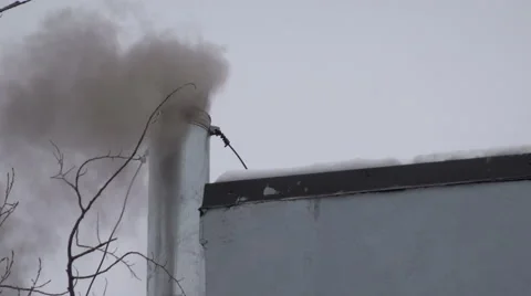 Pipe with a smoke. Stock Footage 58915308