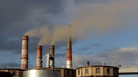 Pipe with smoke Stock Footage 63246425