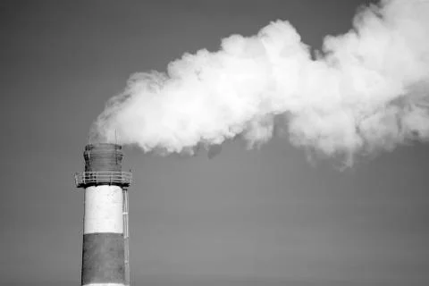 Pipe smoke pollution Stock Photos