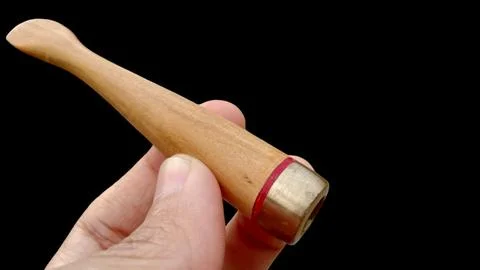 Pipe for smoking cigarettes with a unique shape Stock Photos
