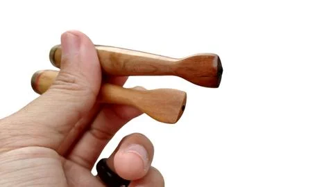 Pipe for smoking cigarettes with a unique shape Stock Photos