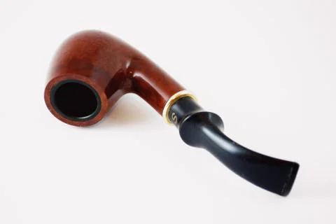 Pipe smoking Stock Photos