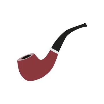 Pipe tobacco on a white background vector illustration Stock Illustration