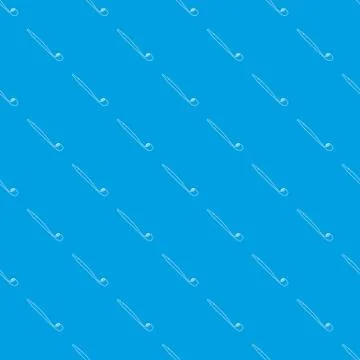 Pipe tongue pattern vector seamless blue Stock Illustration